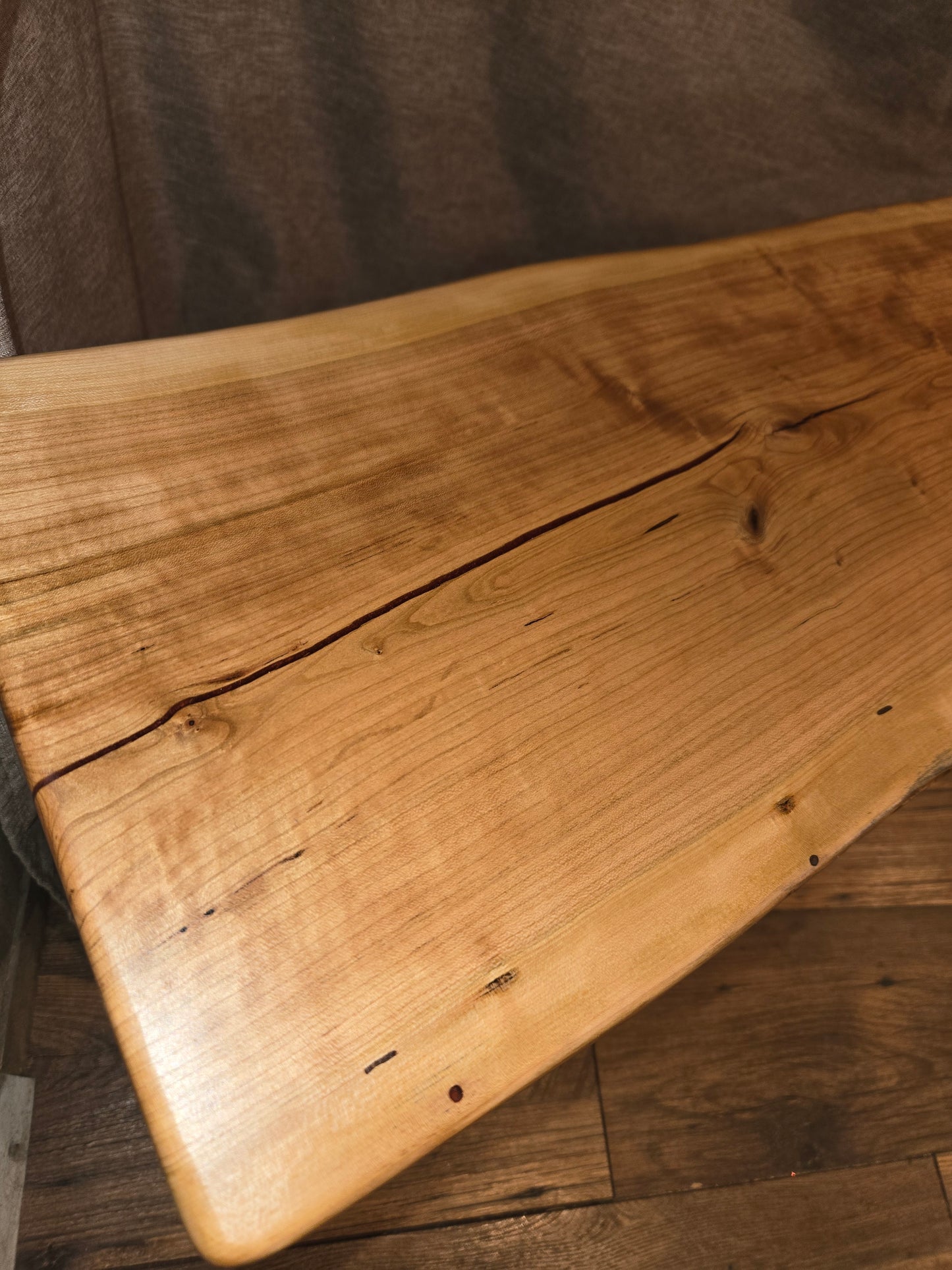 Bench, Live Edge Black Cherry Bench