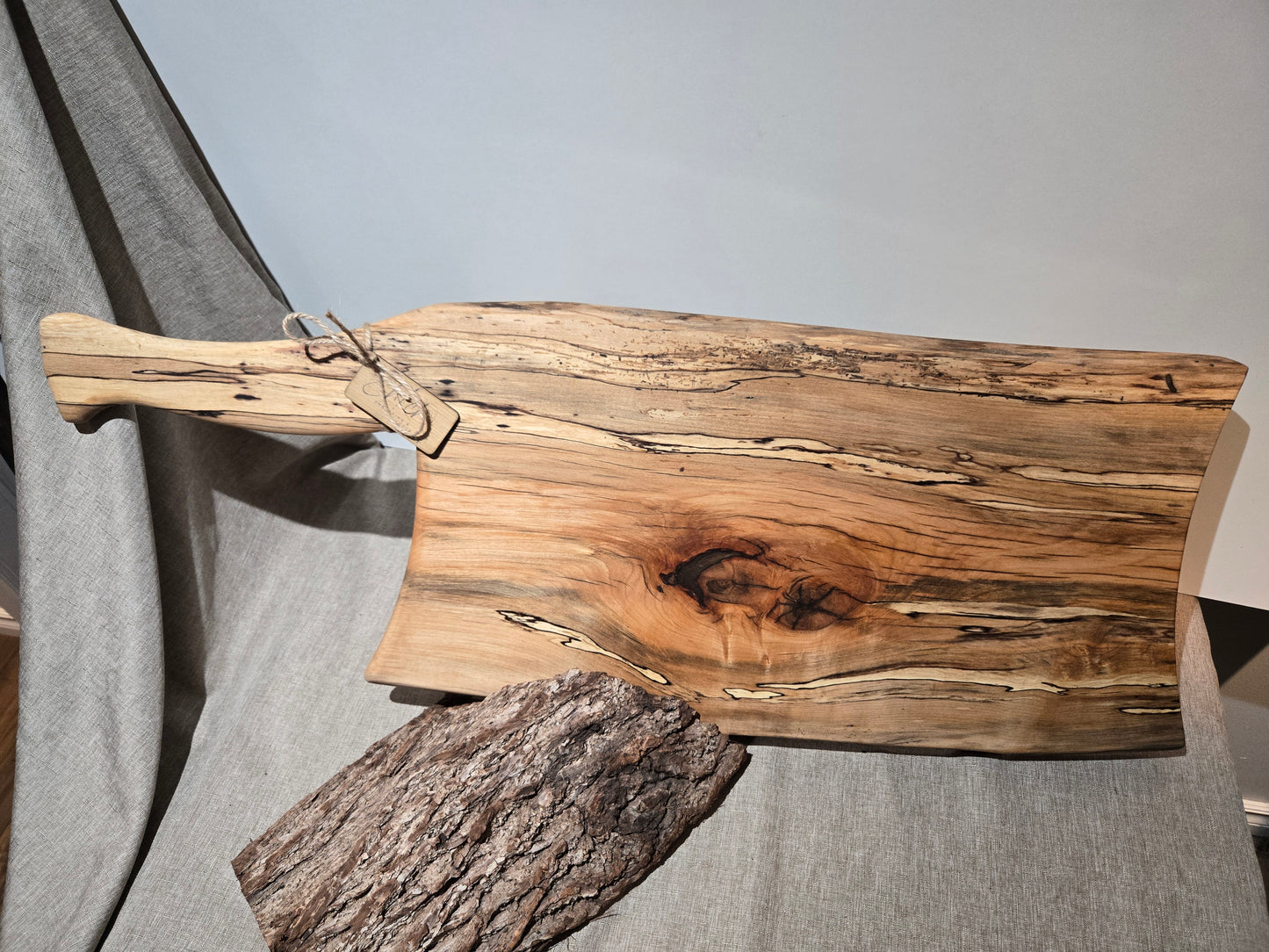 33" Spalted Maple Live Edge Charcuterie Board
