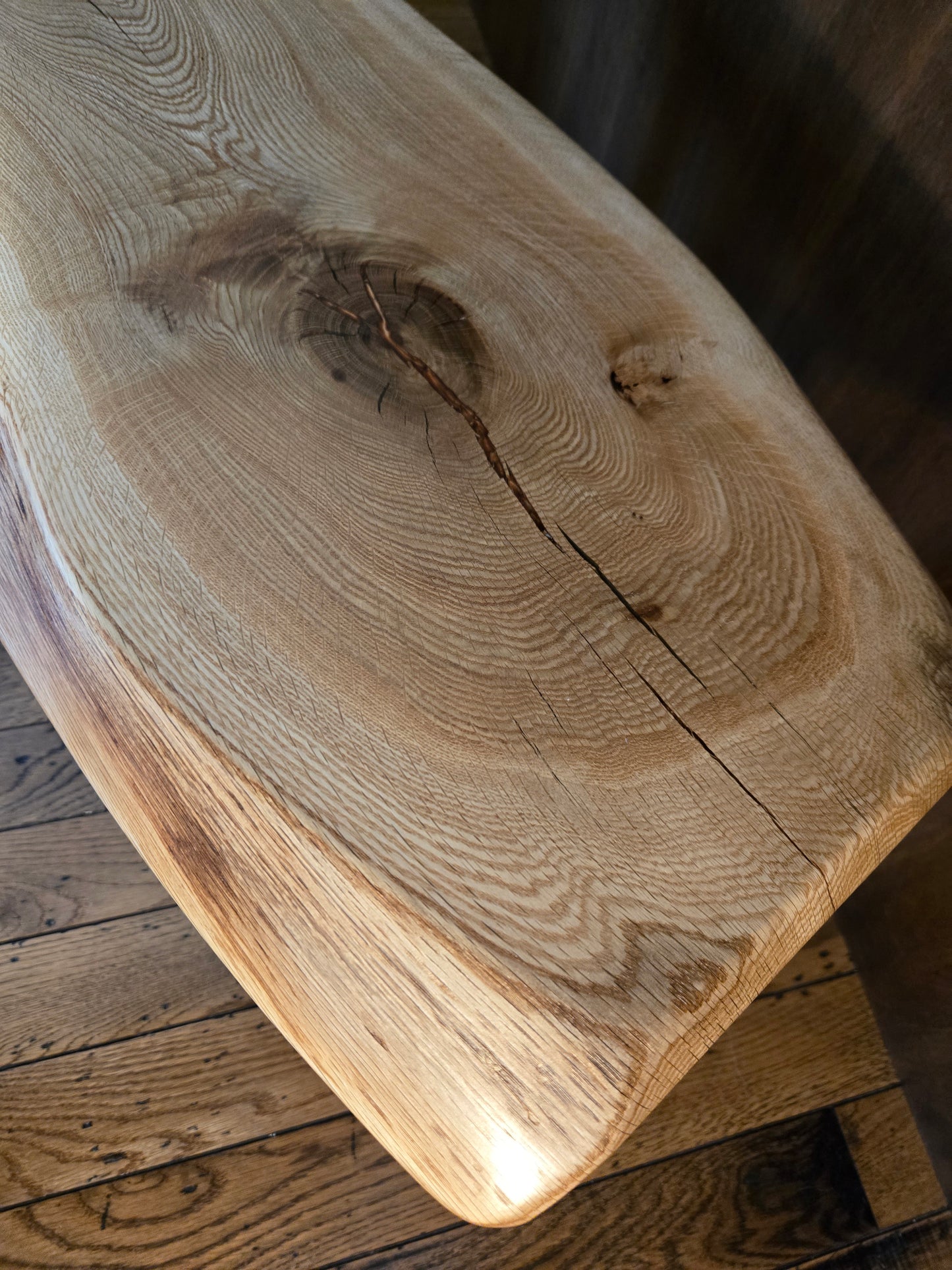 Bench, Live Edge White Oak