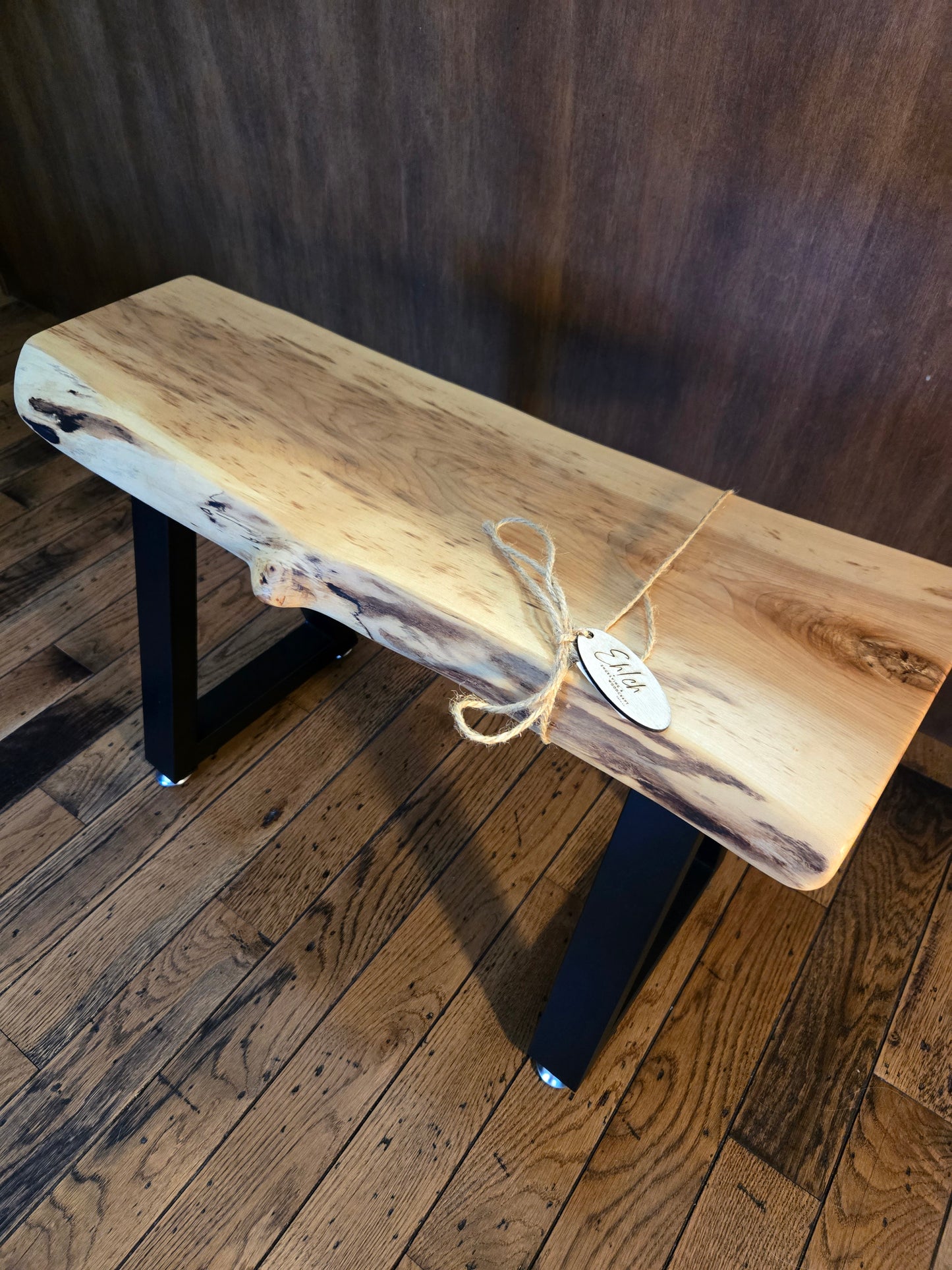 Bench, Live Edge Spalted Maple