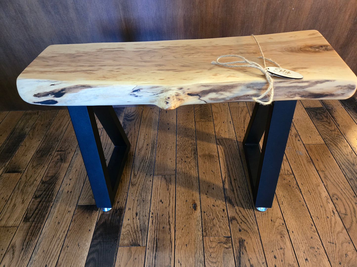Bench, Live Edge Spalted Maple