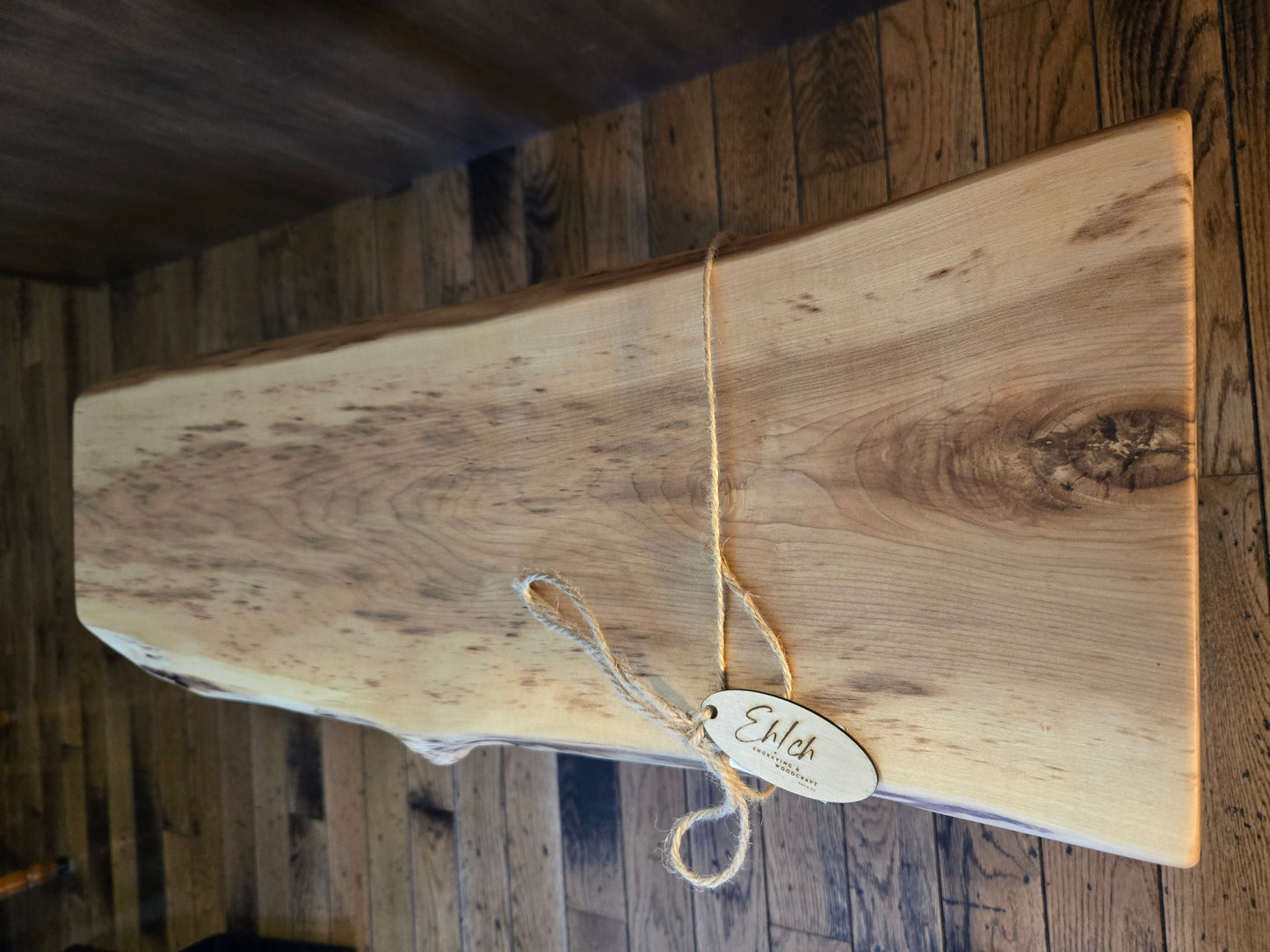 Bench, Live Edge Spalted Maple