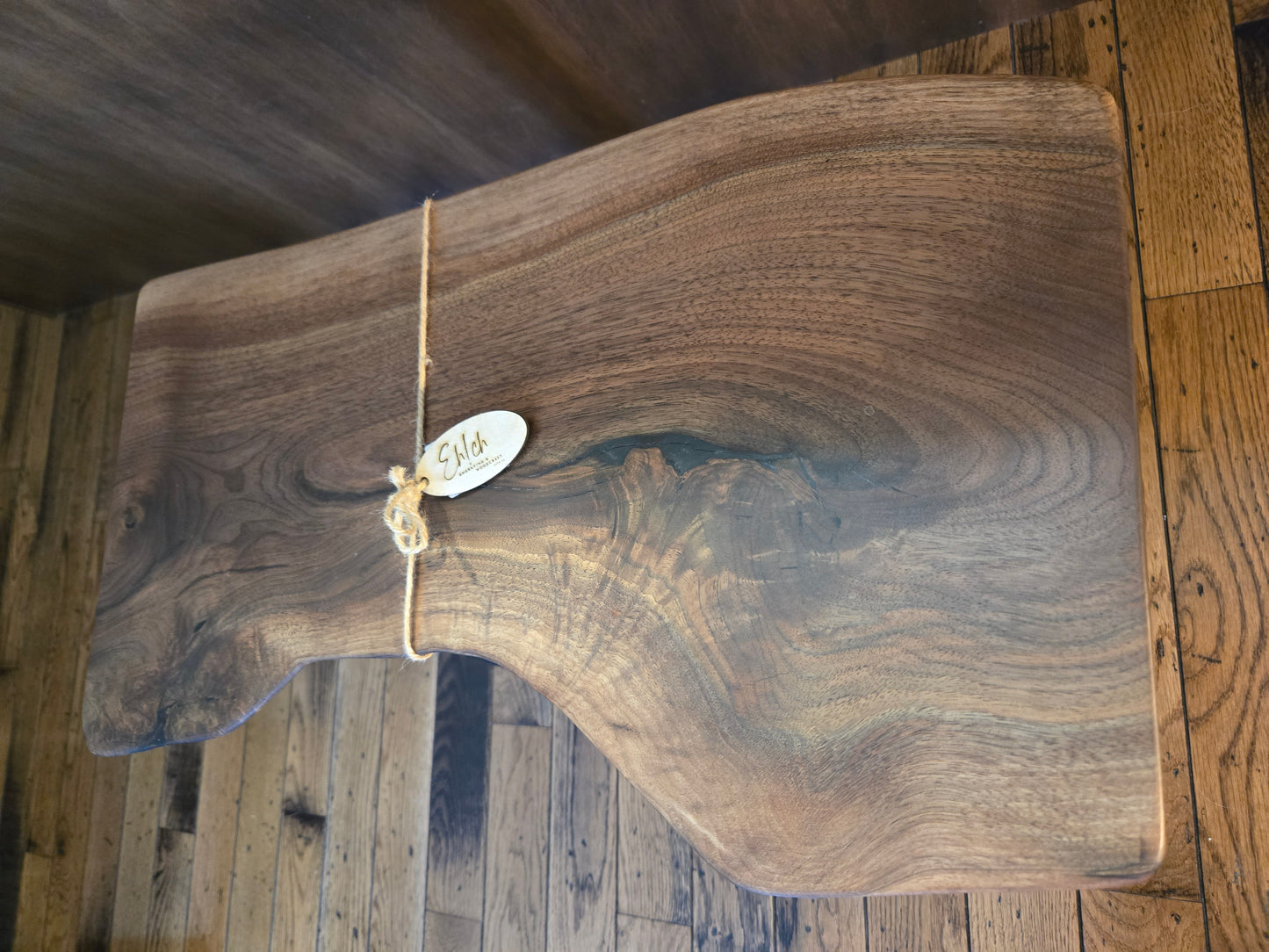 Bench, Live Edge Black Walnut