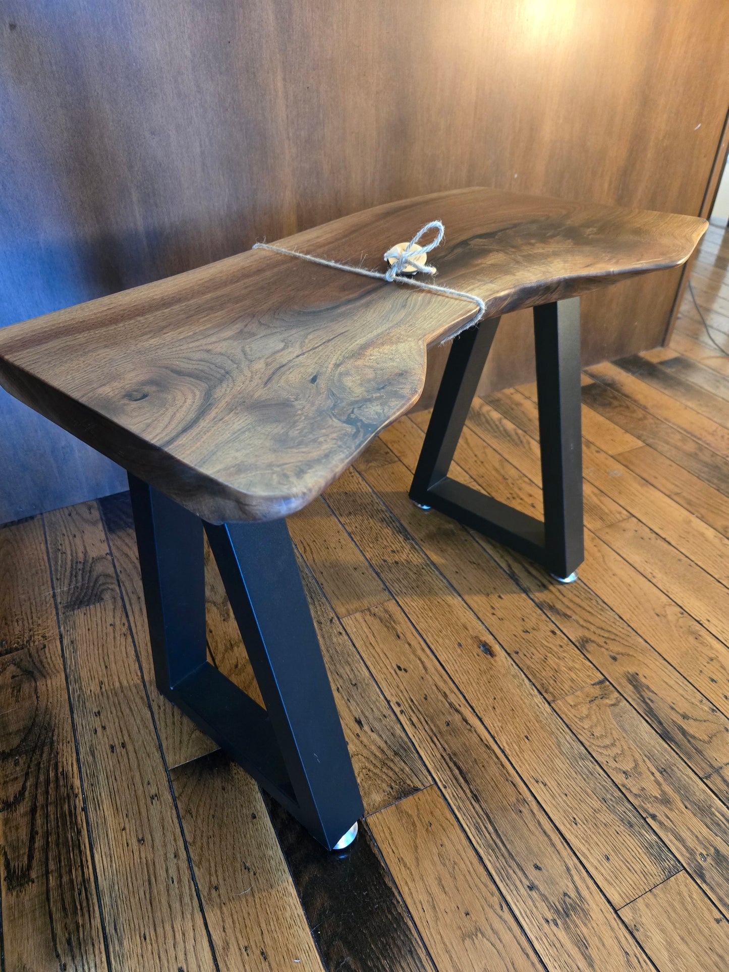 Bench, Live Edge Black Walnut