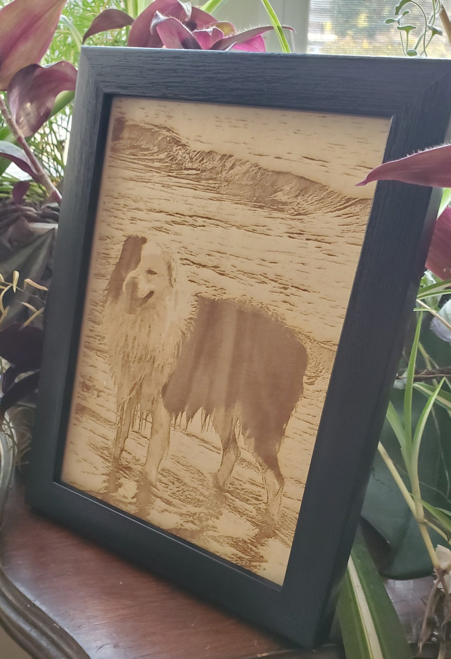 5"X7" Personalised Laser Engraved Photo