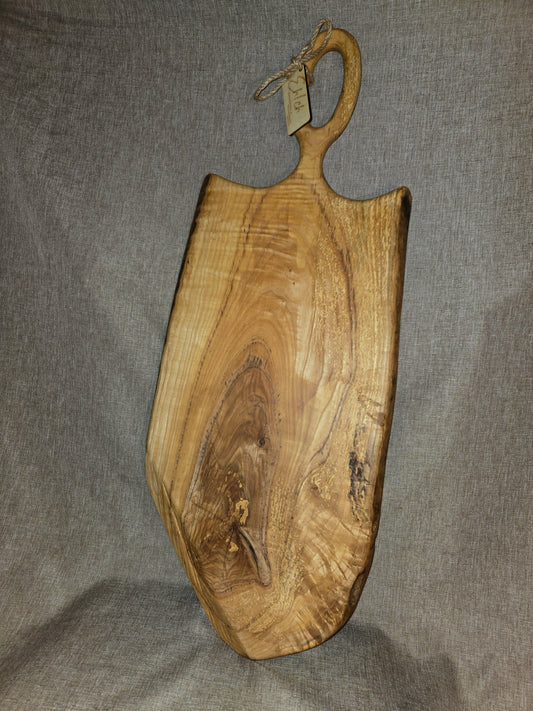 29" Ash Live Edge Charcuterie Board w Handle