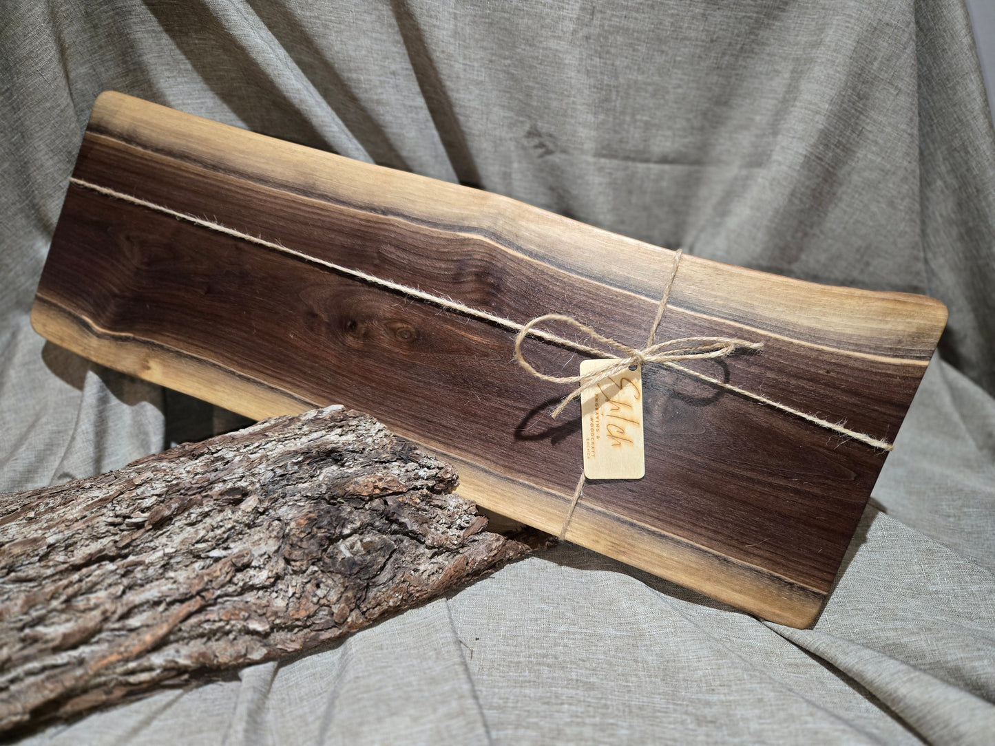 23-1/2" Black Walnut Charcuterie Board