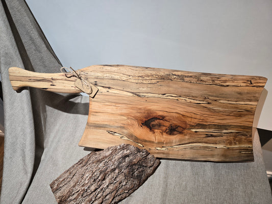 33" Spalted Maple Live Edge Charcuterie Board
