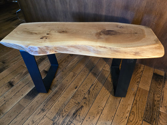 Bench, Live Edge White Oak