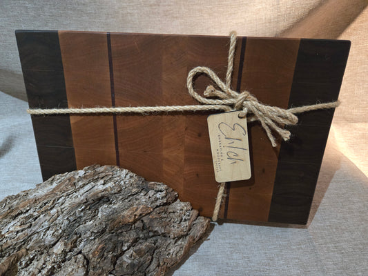 Cutting Board, End Grain, Mixed Hardwoods