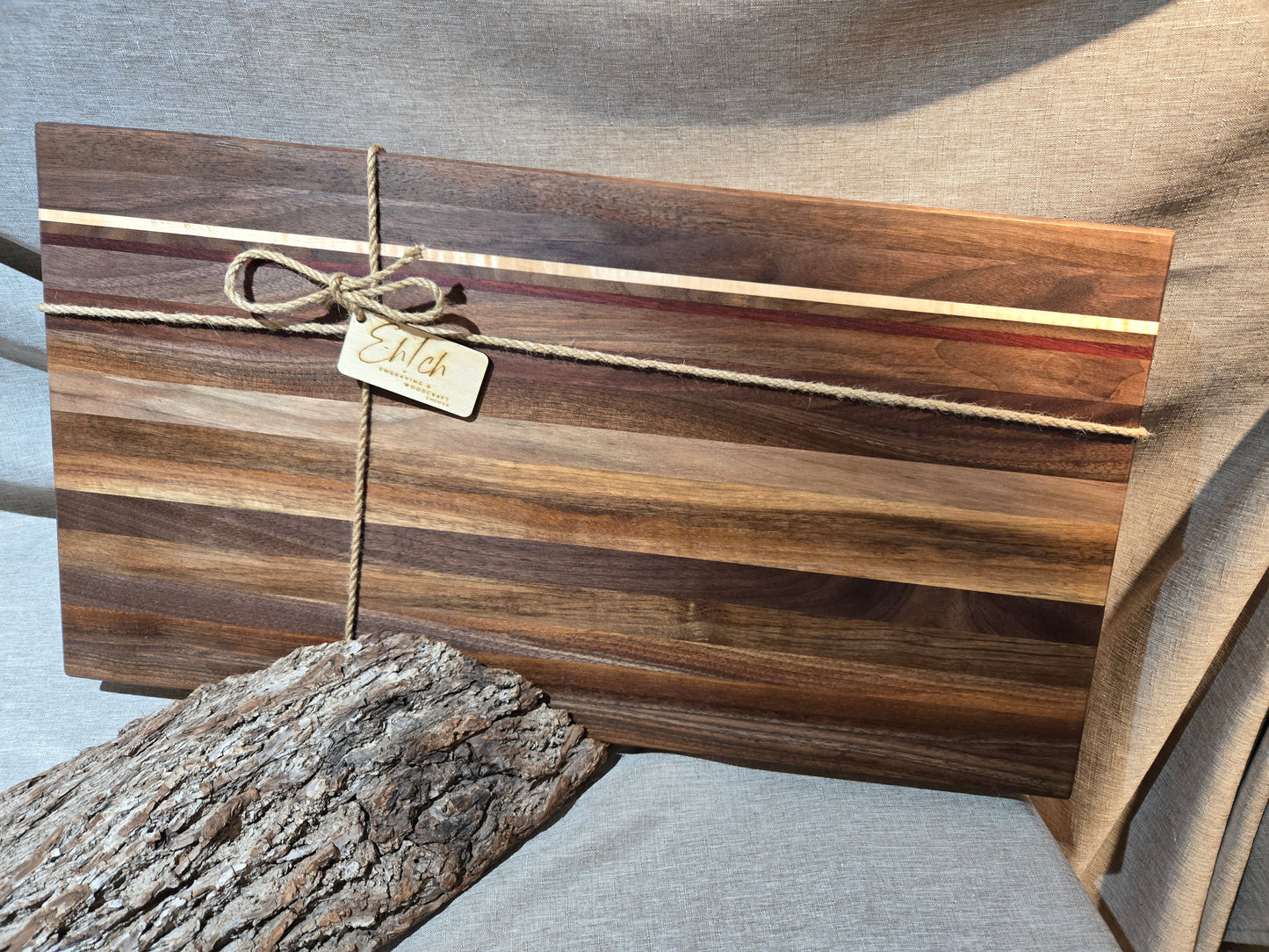 Cutting Board, Edge Grain Mixed Hardwoods