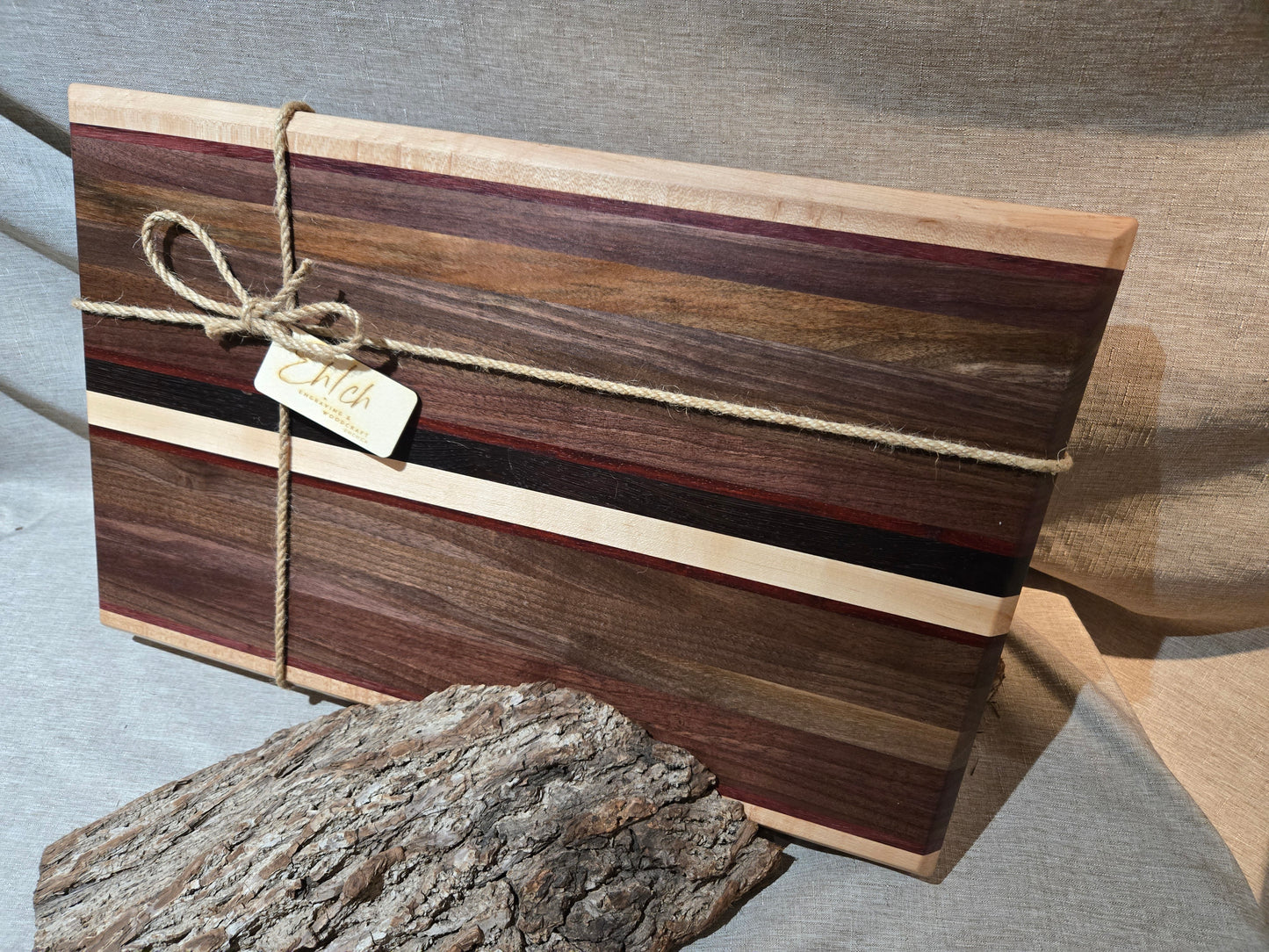 Cutting Board, Edge Grain Mixed Hardwoods