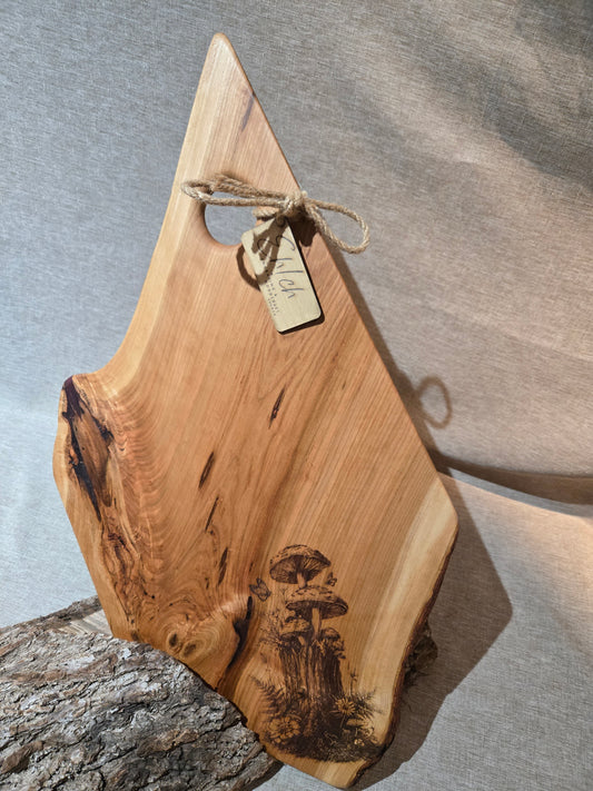 27-1/2" Cherry  Live Edge Charcuterie Board