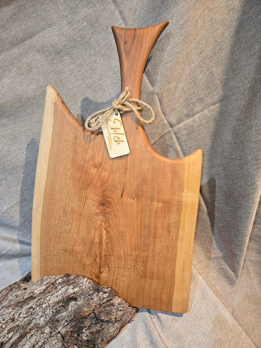 20" Black Cherry Live Edge Charcuterie Board