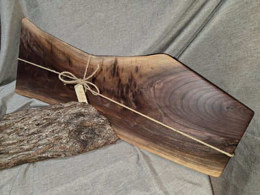 29" Black Walnut Charcuterie Board