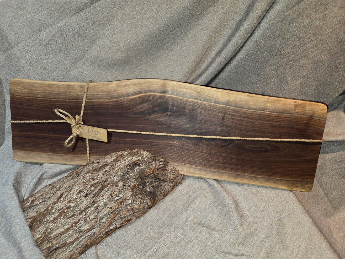 30" Black Walnut Charcuterie Board