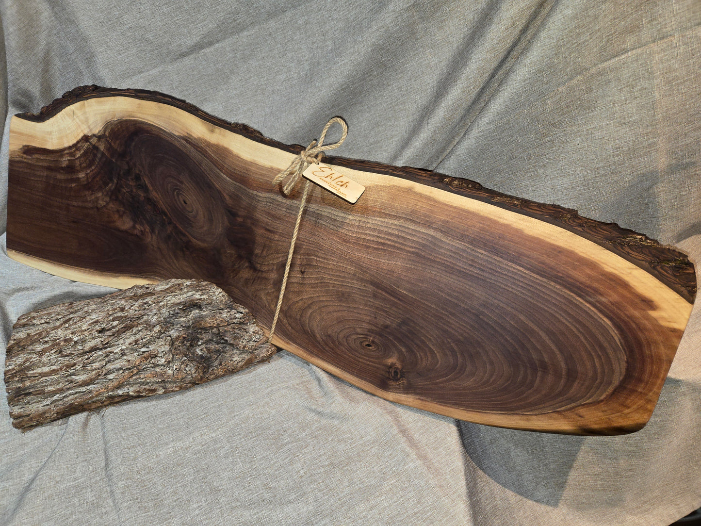 39" Black Walnut Charcuterie Board