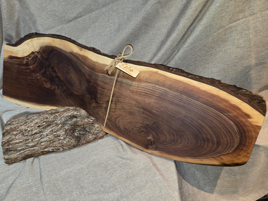 39" Black Walnut Charcuterie Board