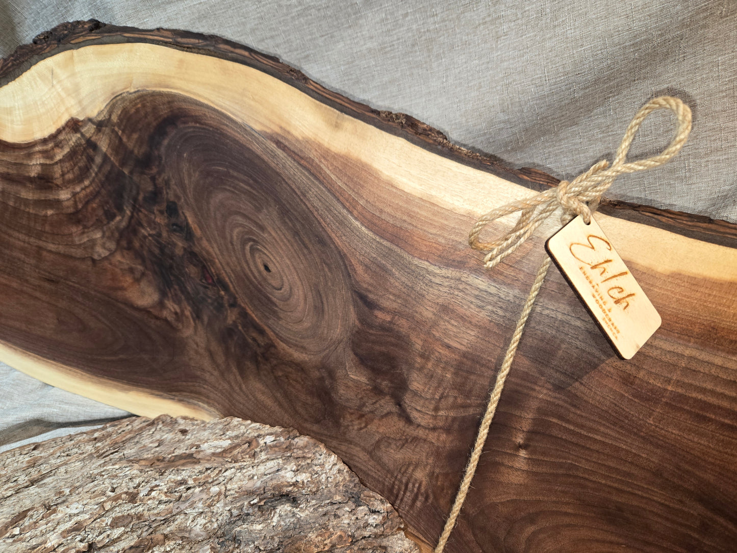 39" Black Walnut Charcuterie Board